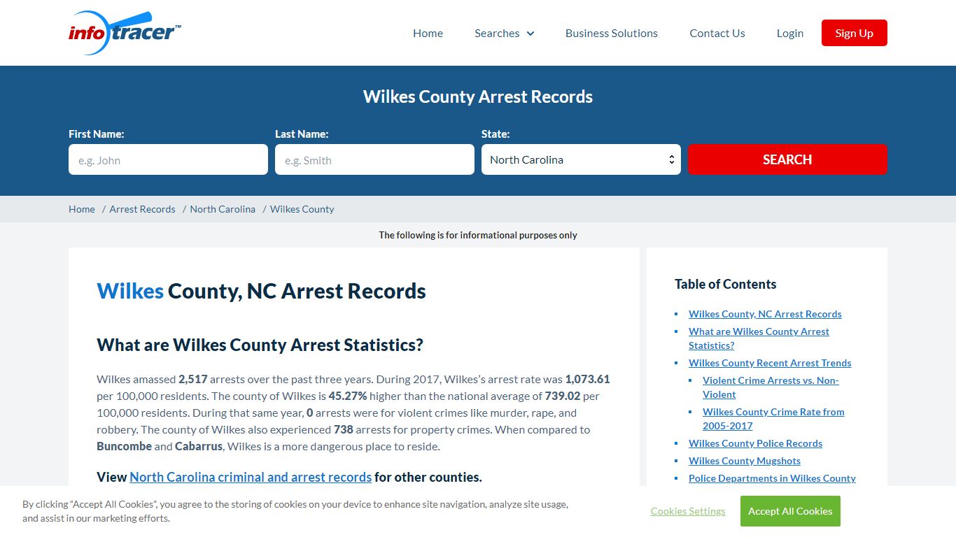 Wilkes County, NC Arrests, Mugshots & Jail Records ...